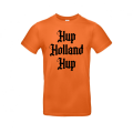 Oranje T-shirt Hup Holland Hup zwart bedrukt